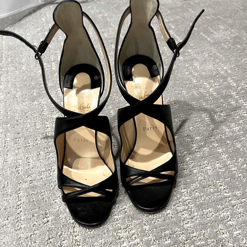 Christian Louboutin black heels